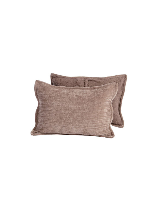 Nef-Nef Homeware Brave Σετ Μαξιλαροθήκες Oxford Black 52x72εκ.
