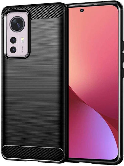 Back Cover Silicone Black (Xiaomi 12 / 12XRealme 12x)