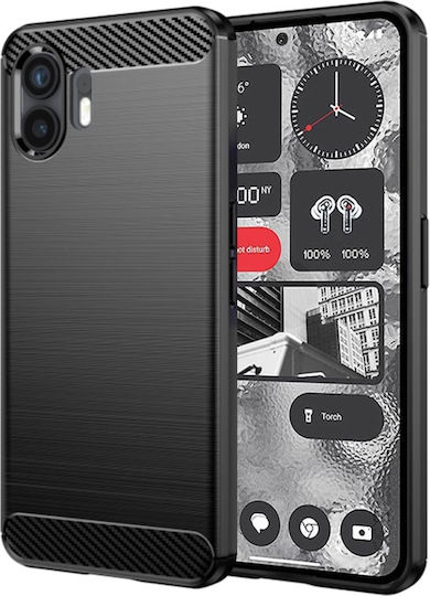 Back Cover Silicon Negru (Nothing Phone 2)