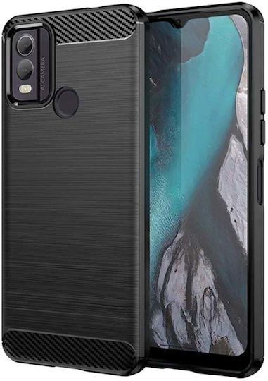 Back Cover Σιλικόνης Μαύρο (Nokia C22)