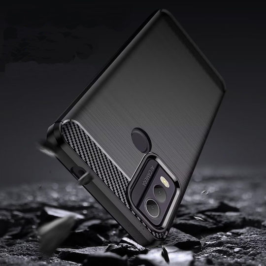 Back Cover Σιλικόνης Μαύρο (Nokia C22)