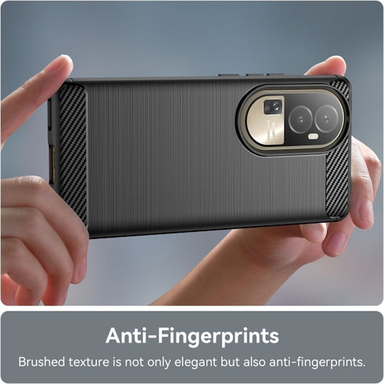 Back Cover Silicon Negru (Oppo Reno10)