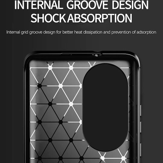 Back Cover Silicon Negru (Oppo A78 5G)