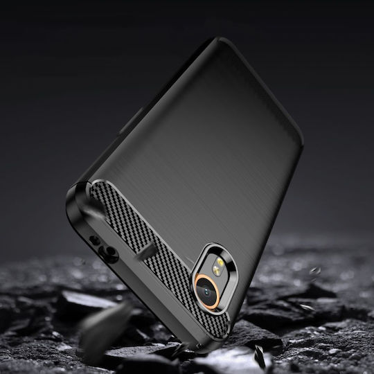 Umschlag Rückseite Silikon Schwarz (Galaxy XCover7)