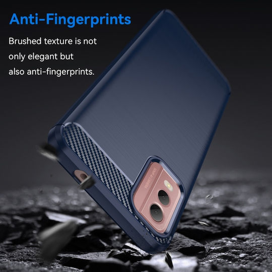 Back Cover Σιλικόνης Μπλε (Nokia C32)