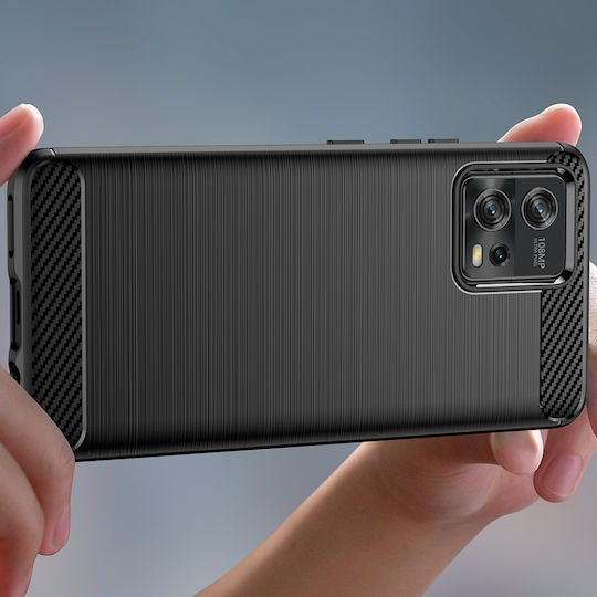 Back Cover Silicon Negru (Moto G72)