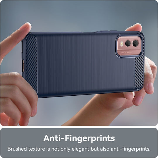 Back Cover Σιλικόνης Μπλε (Nokia C32)