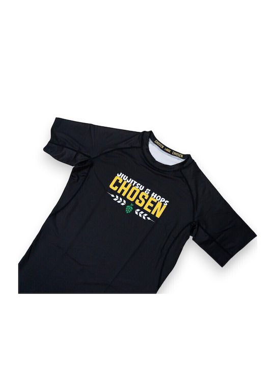 Chosen Short Sleeve Shirt CHRS153 for Jiu-Jitsu Black