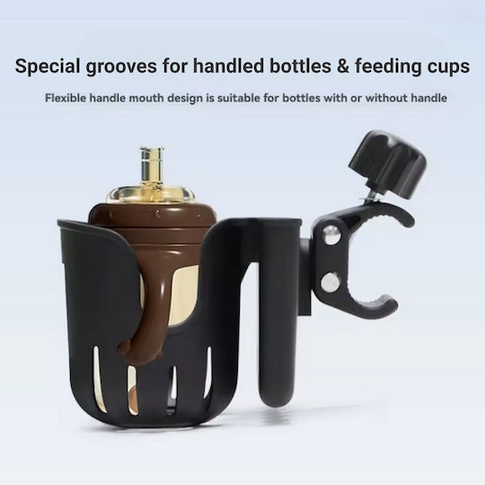Bottle Cage 8.5×10.5cm 360° Rotation Mobile Phone Holder Support Base for Scooters