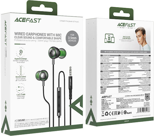 Acefast L4 Безжични Стерео с жак 3.5mm Черен