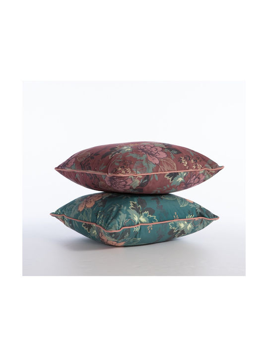 Nef-Nef Homeware Sofa Cushion Home from Velvet Bordo 45x45cm.