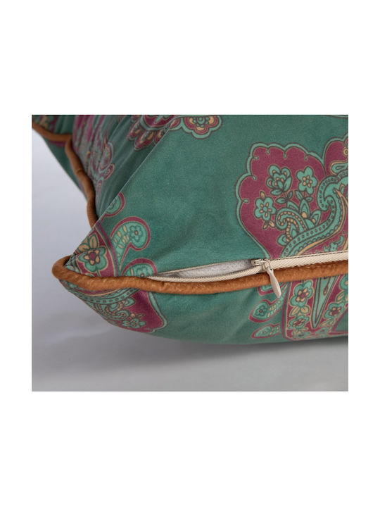Nef-Nef Homeware Home Sofa Cushion Velvet Petrol Blue 35x50cm