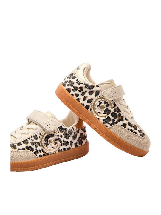Kinder Sneaker mit Bügel- und Schleifenverschluss Beigen