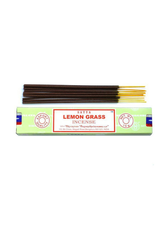 Ароматни Стикчета Лимонова Трева Satya Lemongrass Incense Sticks 15g