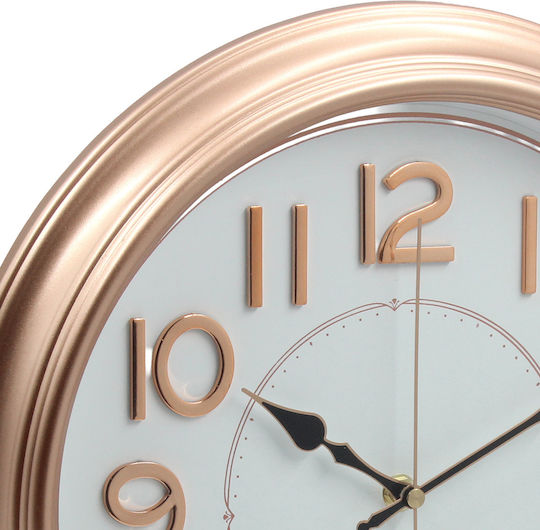 Keskor Wall Clock Plastic 35x5cm