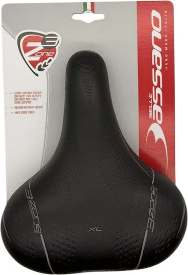 Selle Bassano Volare Xl 3zone Σέλα Ποδηλάτου Μαύρη 250 x 200 mm