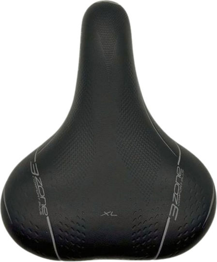 Selle Bassano Volare Xl 3zone Σέλα Ποδηλάτου Μαύρη 250 x 200 mm
