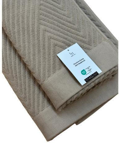 Linea Home Facecloth Diamond 50x90cm Beige Weight 550gr/m²