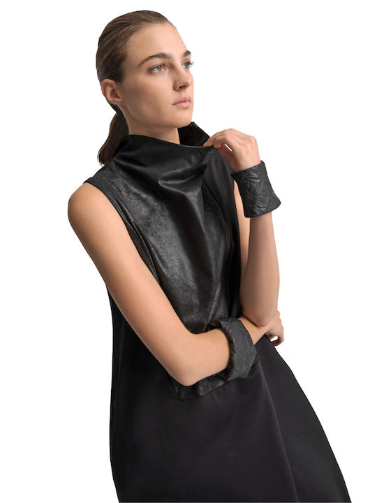 Midi Abendkleid Drapierung Alba