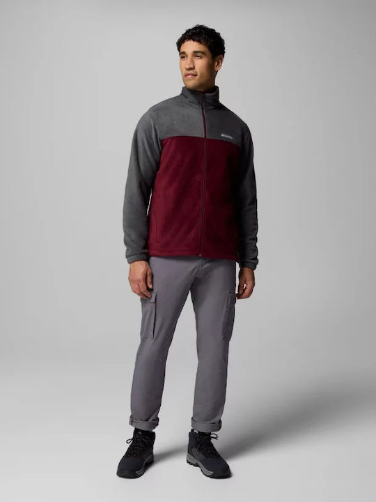 Steens Mountain Full Ανδρική Ζακέτα Fleece Shark/rich Wine