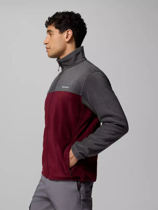 Steens Mountain Full Ανδρική Ζακέτα Fleece Shark/rich Wine