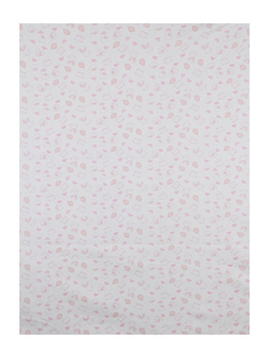 Energiers Blanket Cot Cotton Pink