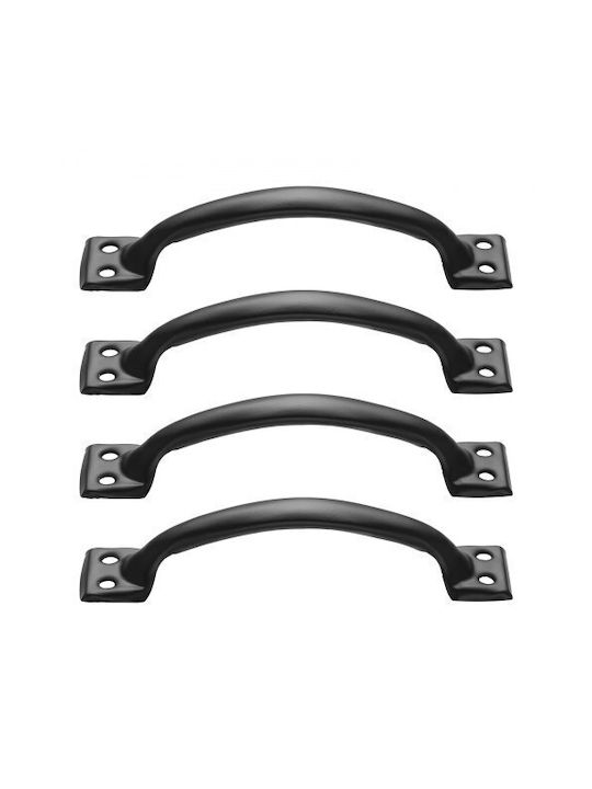 Vevor 4pcs Barn Door Handles 6.5 In Rustic Heavy Duty Garden Gate Shed Pulls