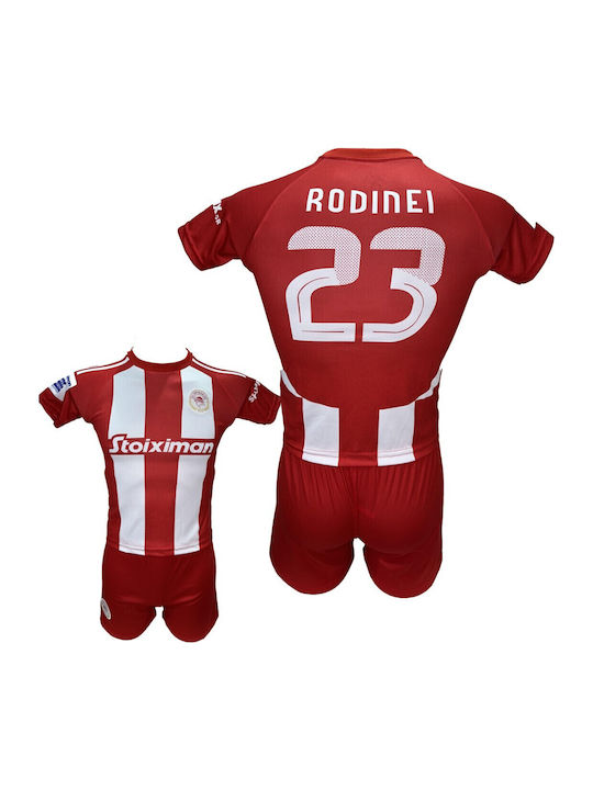 Kids Football Set Olympiacos Rodinei Red White Red 290825-25