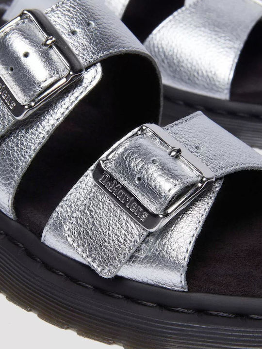 Josef Leder Flache Sandalen für Damen in Gray Farbe