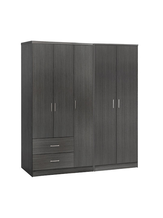 Пет врати Гардероб Caesar Zebrano 150x42.5x181см