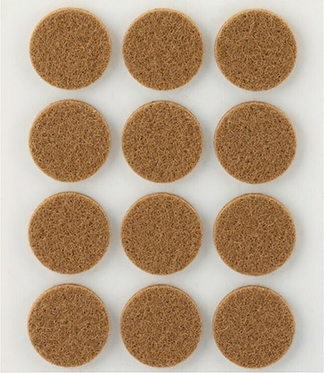 Inofix 4072-4 Round Felts with Sticker 22mm 12pcs