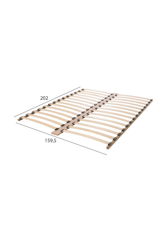 Σετ Κρεβατοκάμαρας Adler Sonama Oak με Τάβλες 160x200εκ. 5τμχ