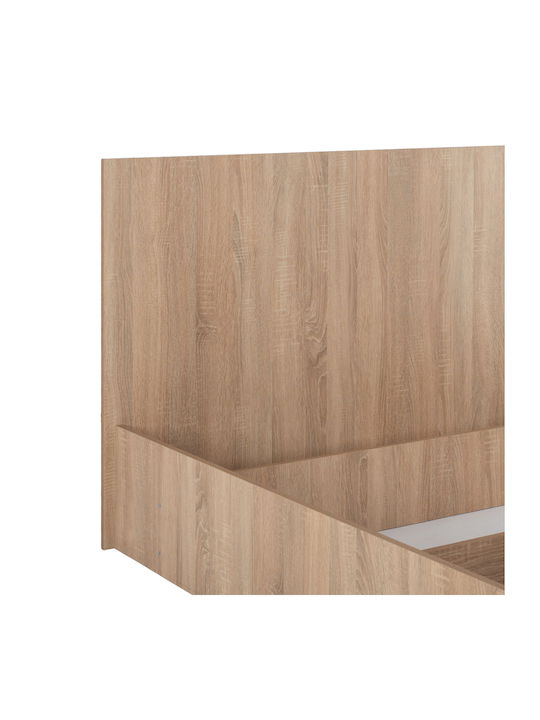 Σετ Κρεβατοκάμαρας Adler Sonama Oak με Τάβλες 160x200εκ. 5τμχ