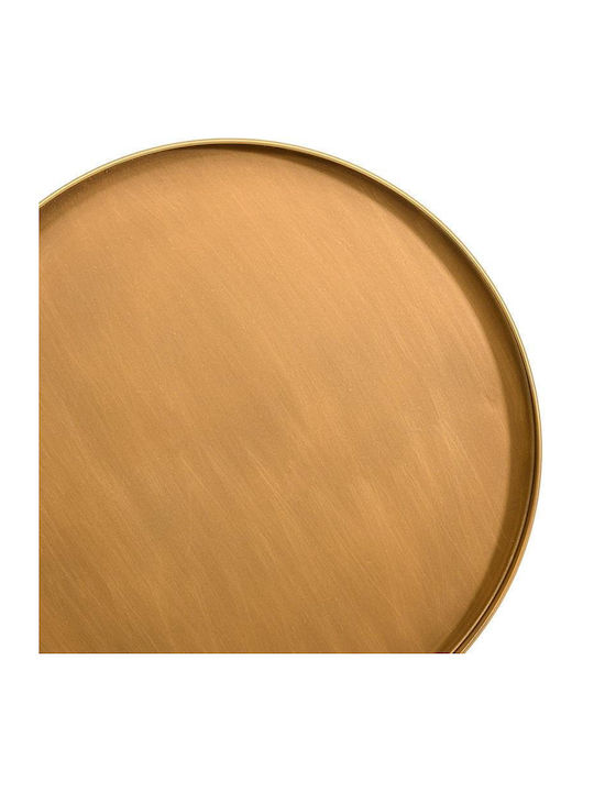 Round Side Coffee Table Fl6202 Metal Gold W45xL45xH55cm