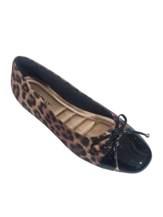 Anatomic Leopard Ballerinas Multicolour