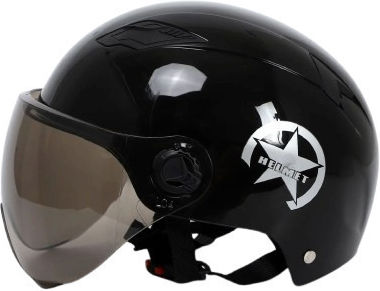 FIXATO Helm Für Elektro-Roller Universal In Schwarz Farbe