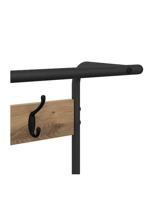 Vidaxl Flurmöbel Artisan Eiche 95 x 34 x 184 cm Bearbeitetes Holz