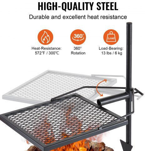 Vevor Grill for Camping 67.5x40.5x71cm