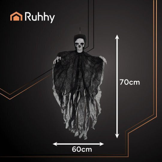 Ruhhy Black Hanging Skeleton Decoration 26125 18380-0