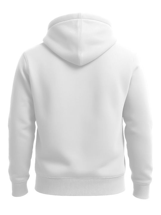 Sweatshirt with Hood White