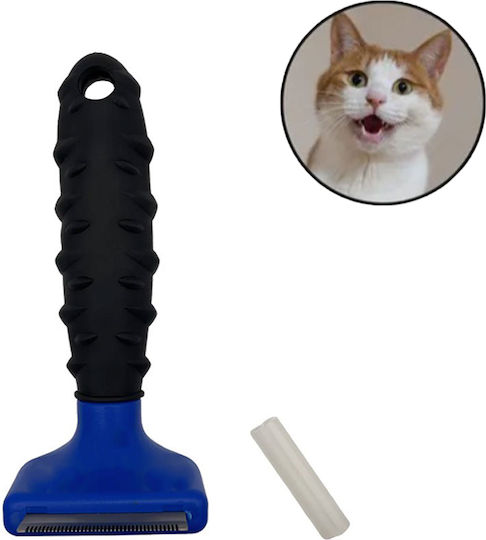 FURminator Tool Четка за късокосмести кучета с бръснач за Почистване на Козина Син