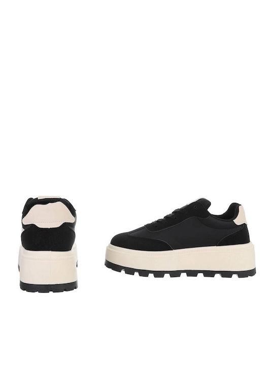 Adidași Flatforms Pentru Femei Negri
