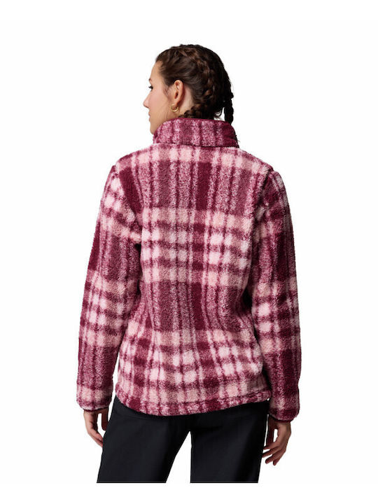 West Bend Women's Cardigan with Zipper Rich Wine