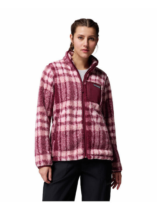West Bend Women's Cardigan with Zipper Rich Wine