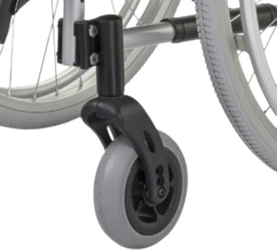 Wheel Αναπηρικό Αμαξίδιο 24" Πτυσσόμενο Ελαφρού Τύπου 43cm VARIO-43 Ασημί