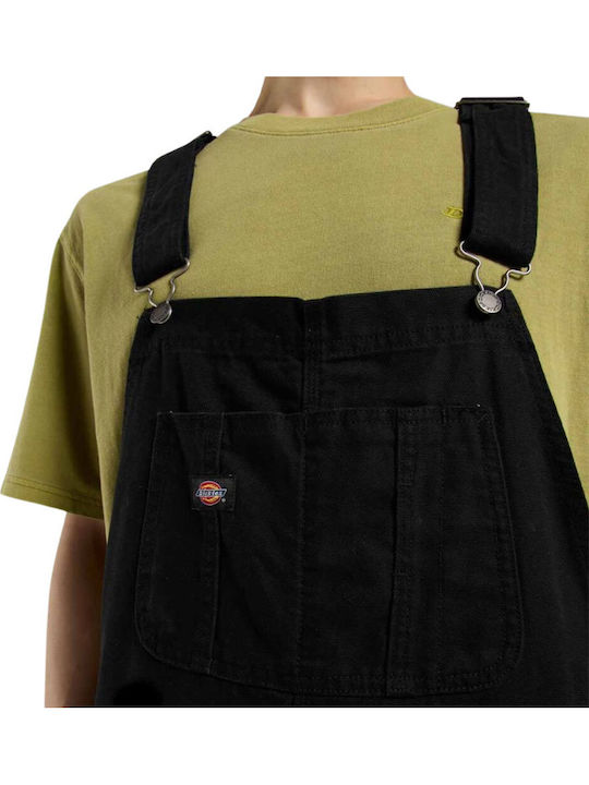 Canvas Ανδρική Τζιν Σαλοπέτα με Loose Straight Εφαρμογή Black