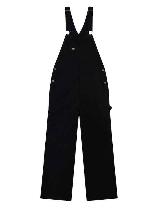 Canvas Ανδρική Τζιν Σαλοπέτα με Loose Straight Εφαρμογή Black