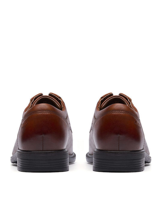 Steadwell Lace Men's Leather Dress Shoes Brown