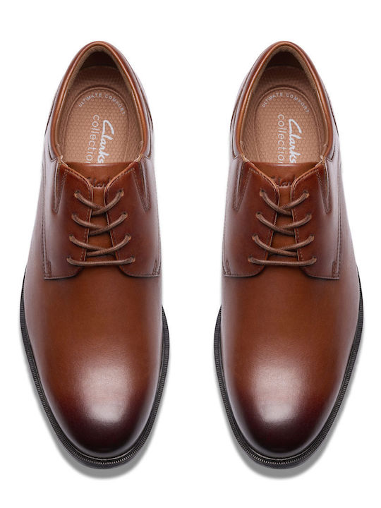 Steadwell Lace Men's Leather Dress Shoes Brown