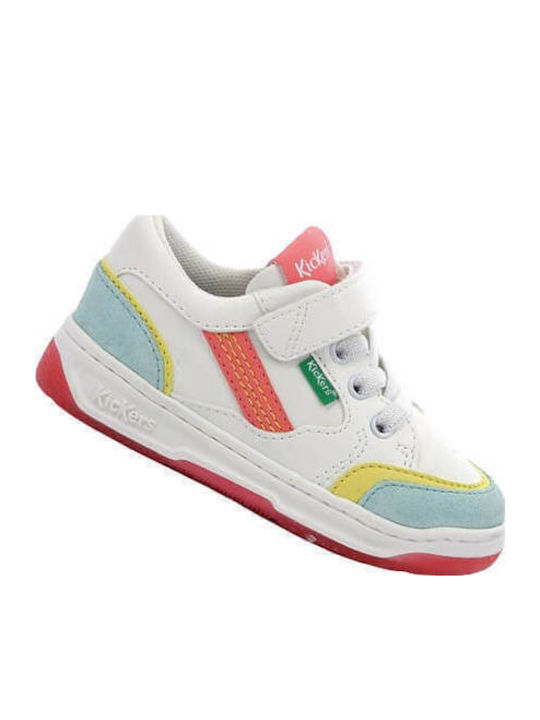 Kouic Παιδικά Sneakers με Σκρατς Λευκά